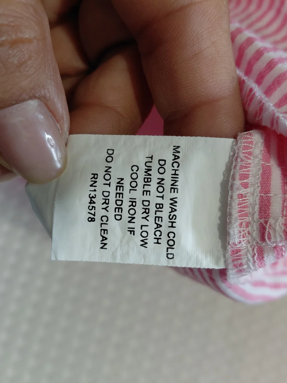 Vineyard Vines Dress Performance Seersucker Vented Pink White Striped Size 2 - Picture 11 of 11